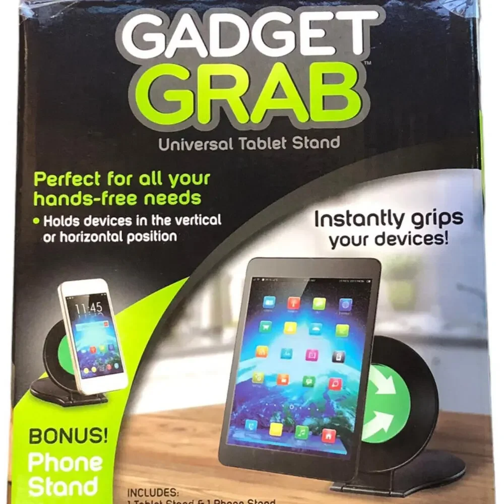 Gadget Grab Universal Tablet Stand & Phone Mount- Adjustable- As Seen on TV